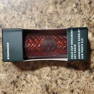 Starbucks Mini cold cup keychain in Red